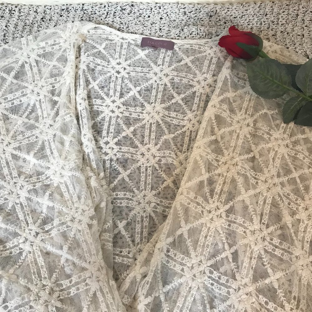 Harper Lace cardigan: Small